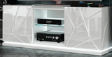 Modern White Gloss TV Console Cabinet