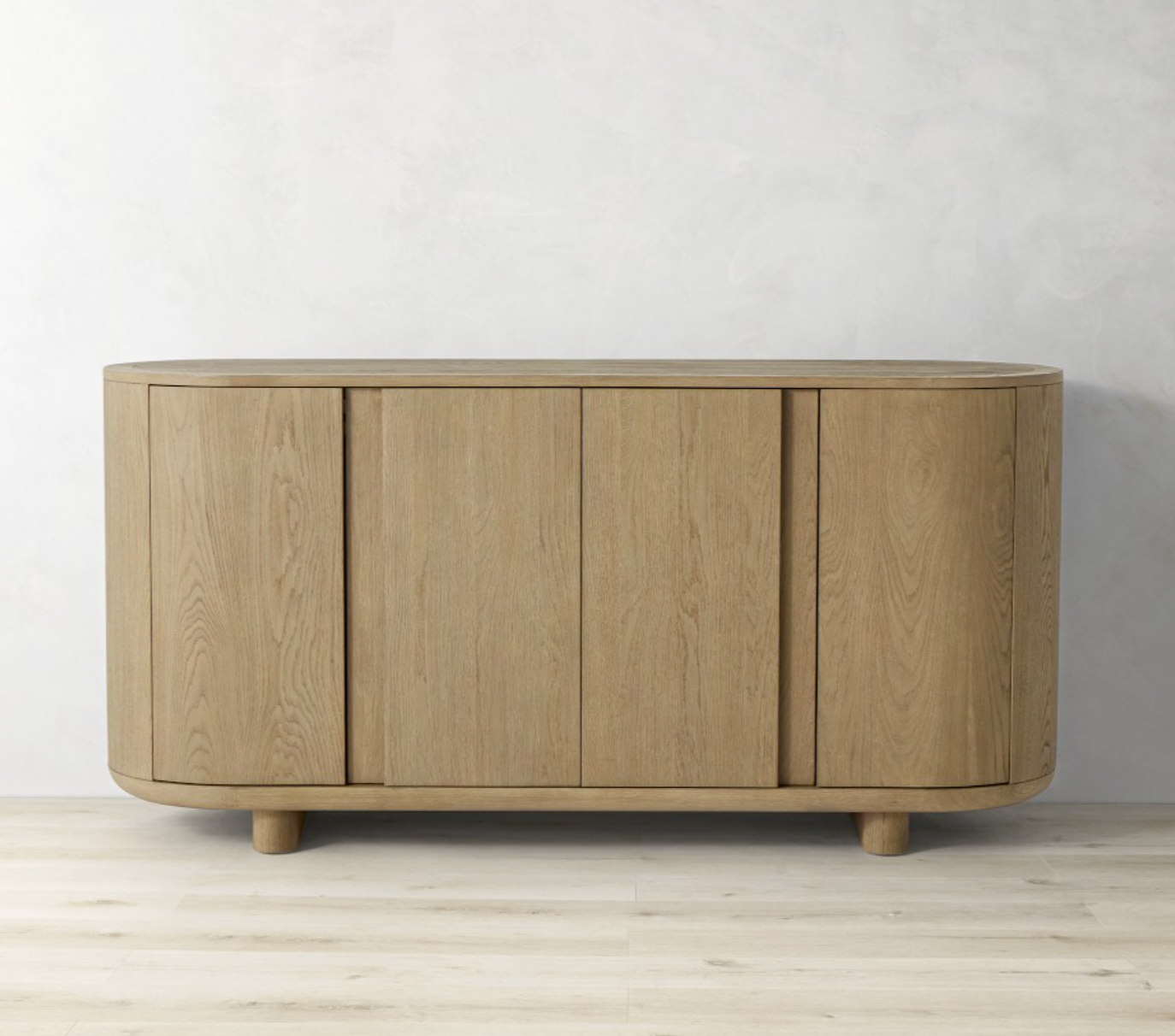 Modern Oak Wood Sideboard Cabinet