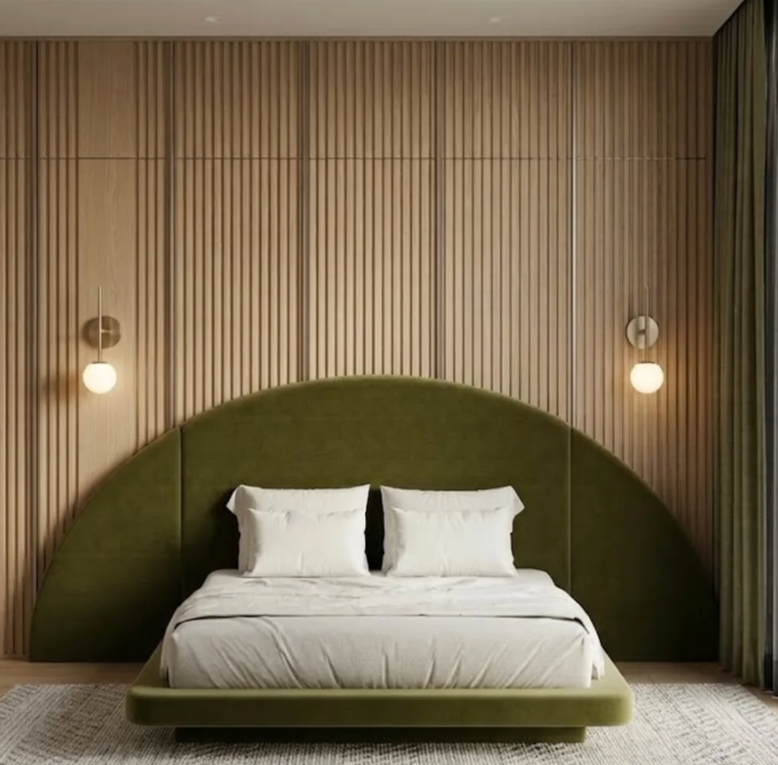 Olive Arc Bed