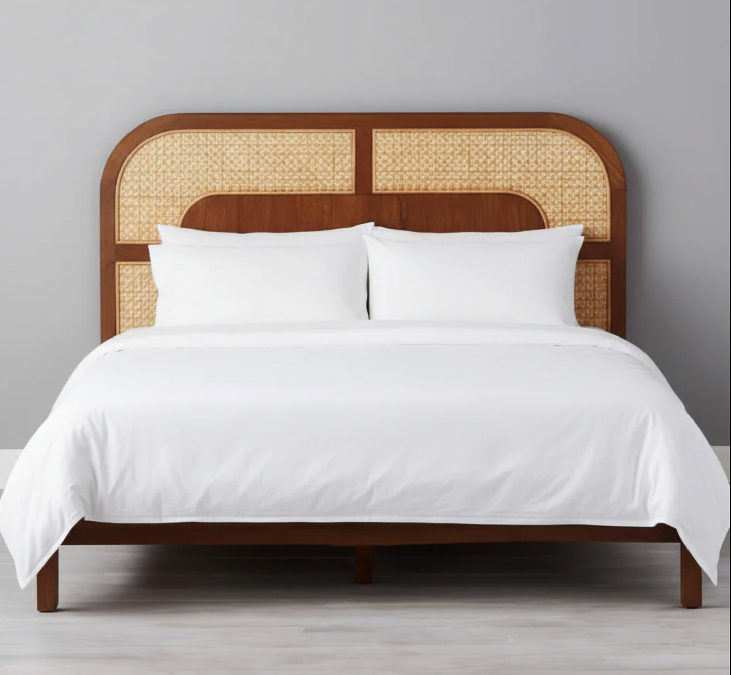 Heritage Cane Wooden Bed