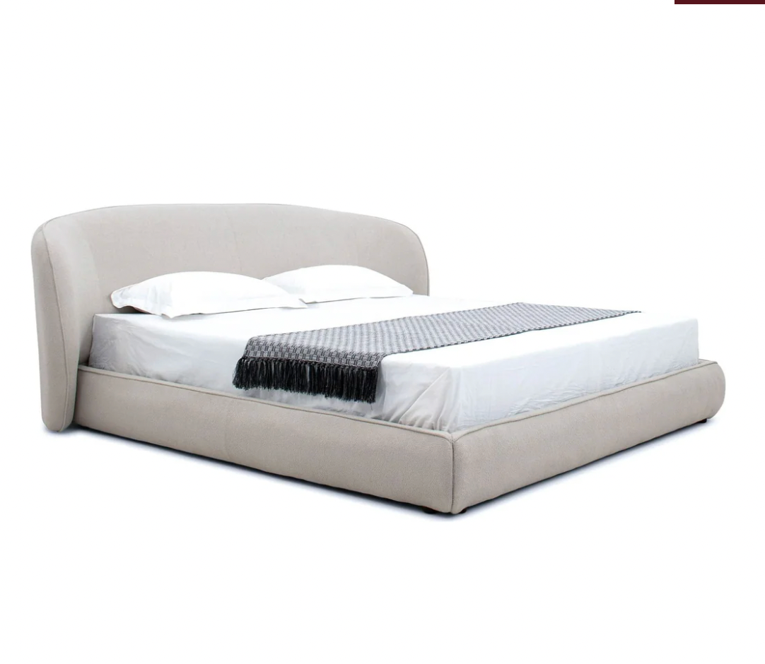 Aurora Curve Upholstered Bed