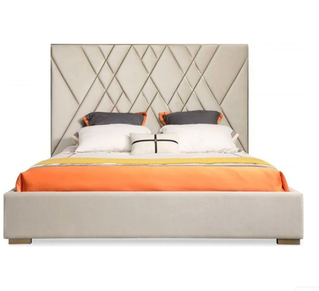 Diamond Luxe Upholstered Bed