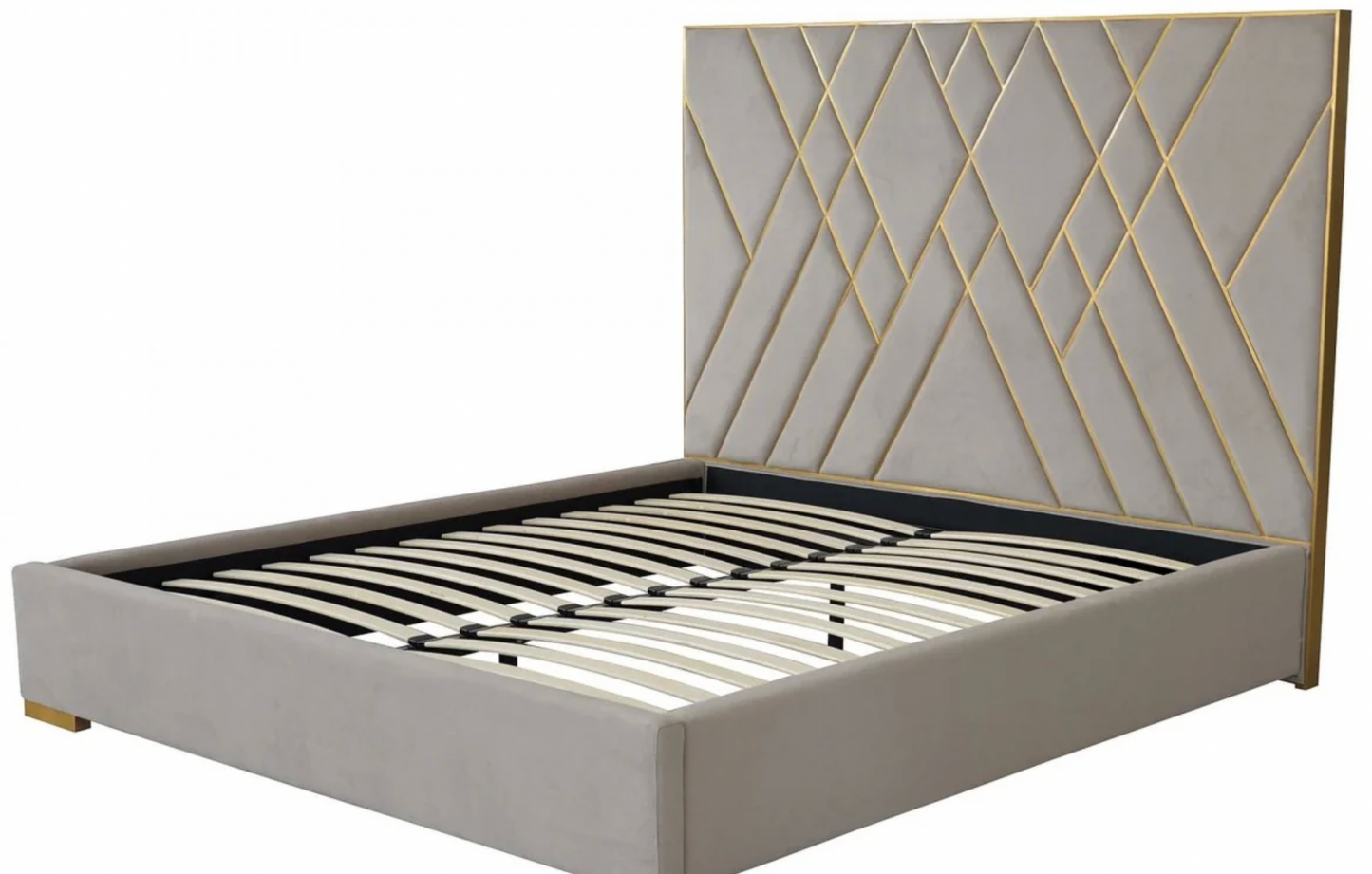 Diamond Luxe Upholstered Bed