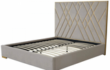 Diamond Luxe Upholstered Bed