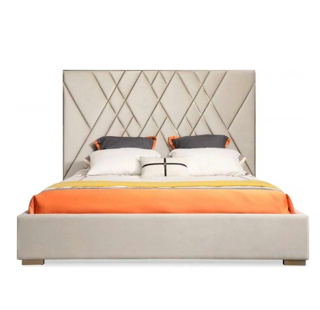 Diamond Luxe Upholstered Bed
