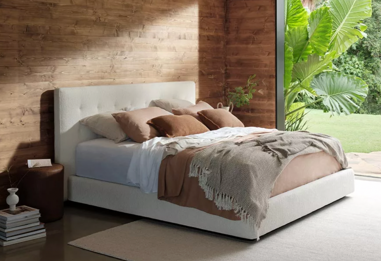 Aspen Upholstered Platform Bed
