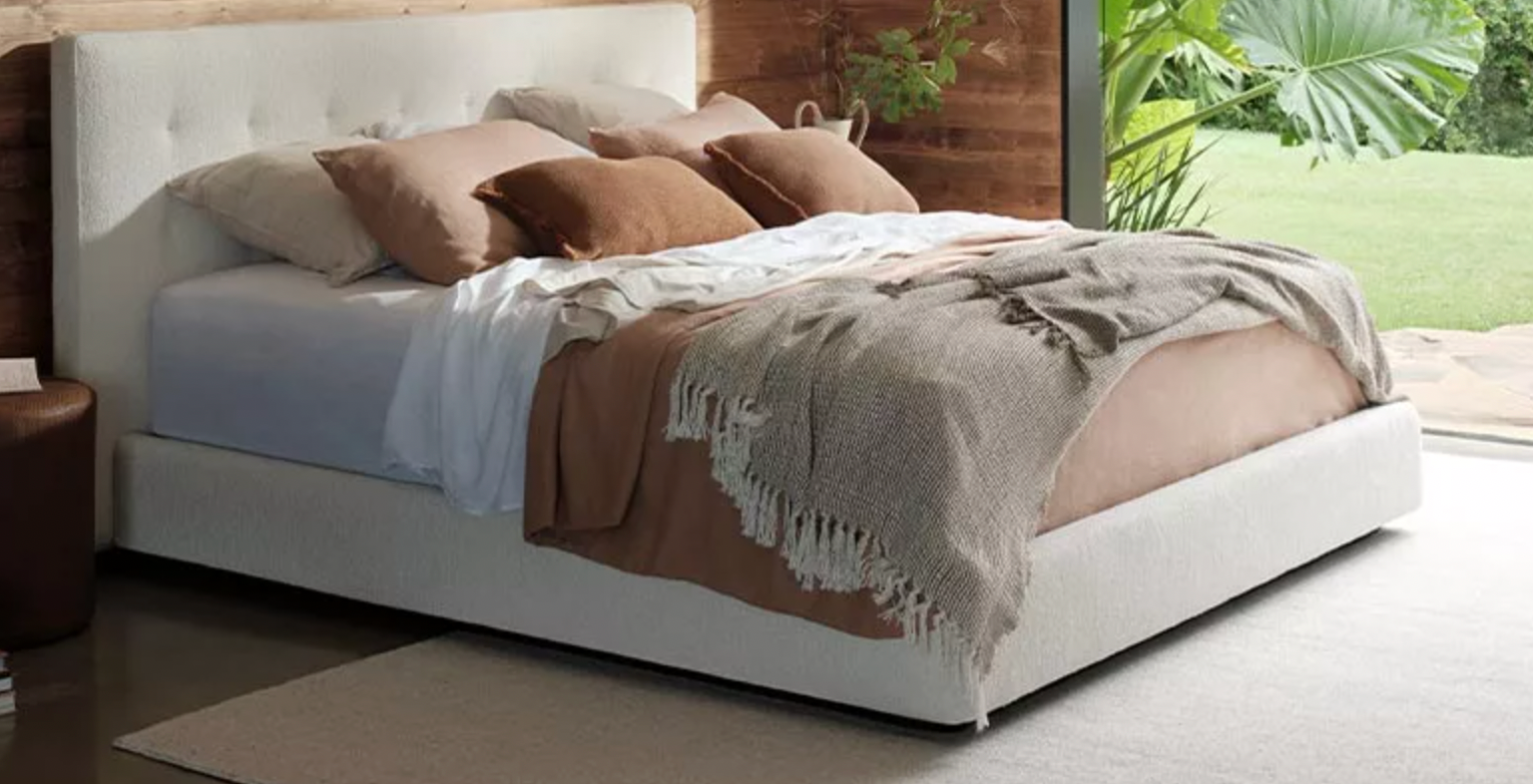 Aspen Upholstered Platform Bed