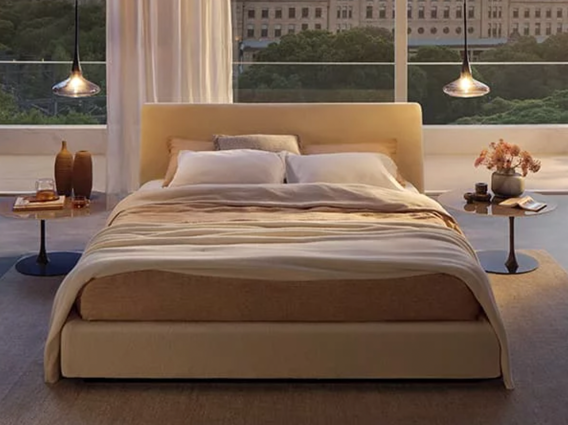 Serenity Upholstered Platform Bed