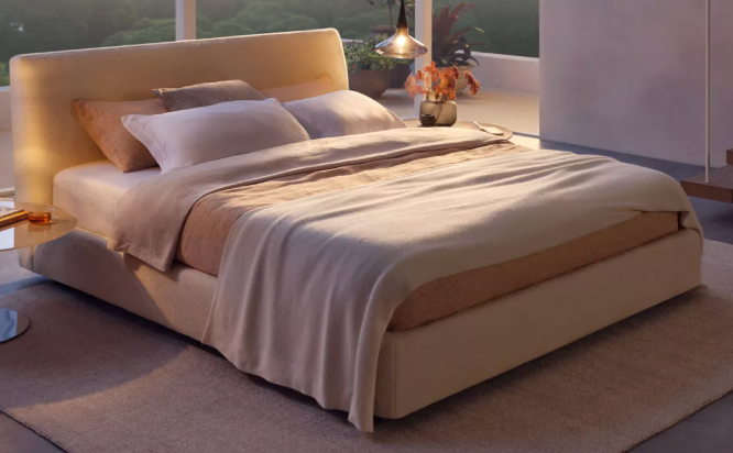 Serenity Upholstered Platform Bed