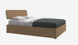 Element bed, bed-mounted headboard, with slats,