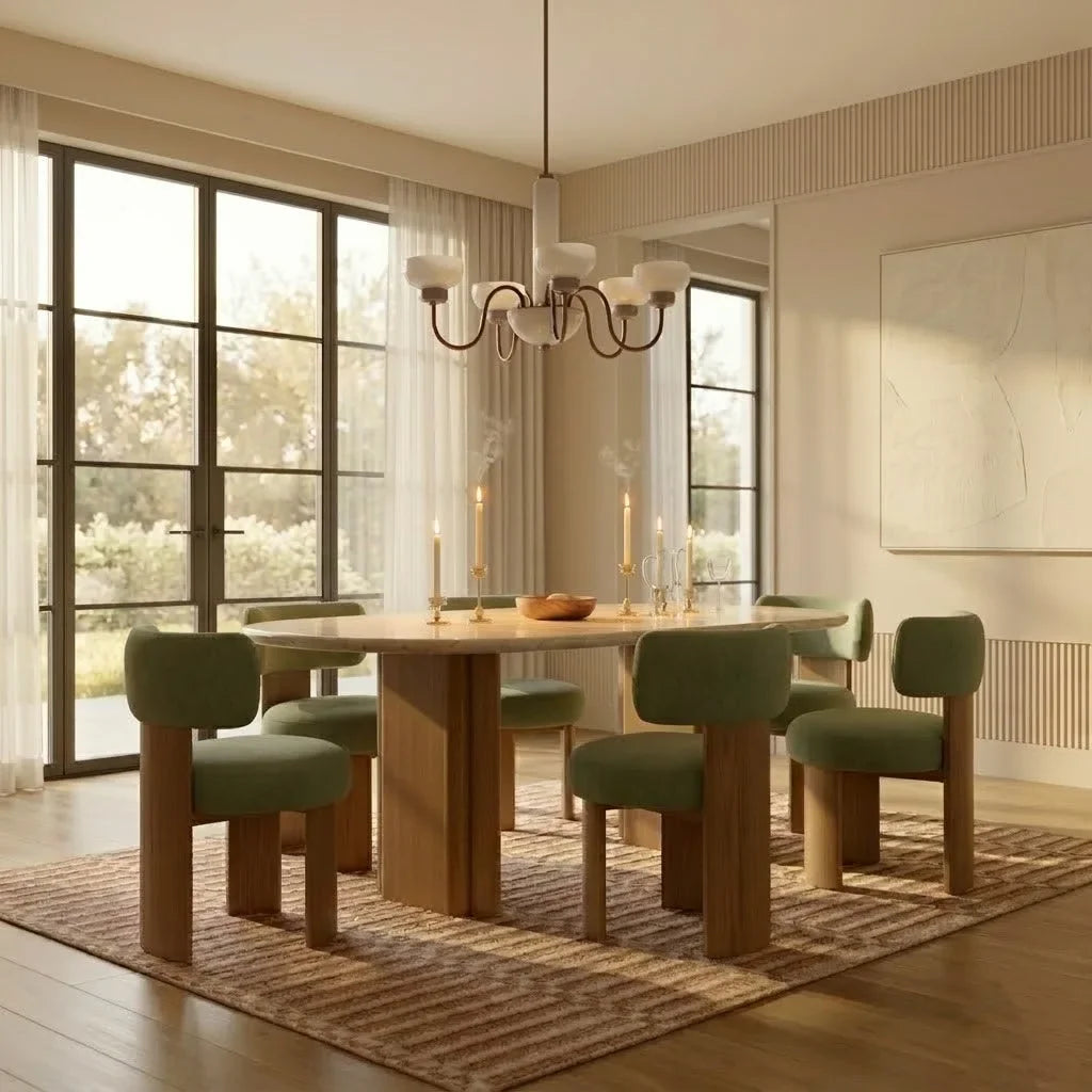 Toronto Solid Wood Rectangular Dining Table Set - All Sizes