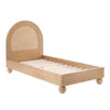 Twilight Rattan Kids Bed In Natural Finish