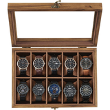 Glass Lid Watch Box