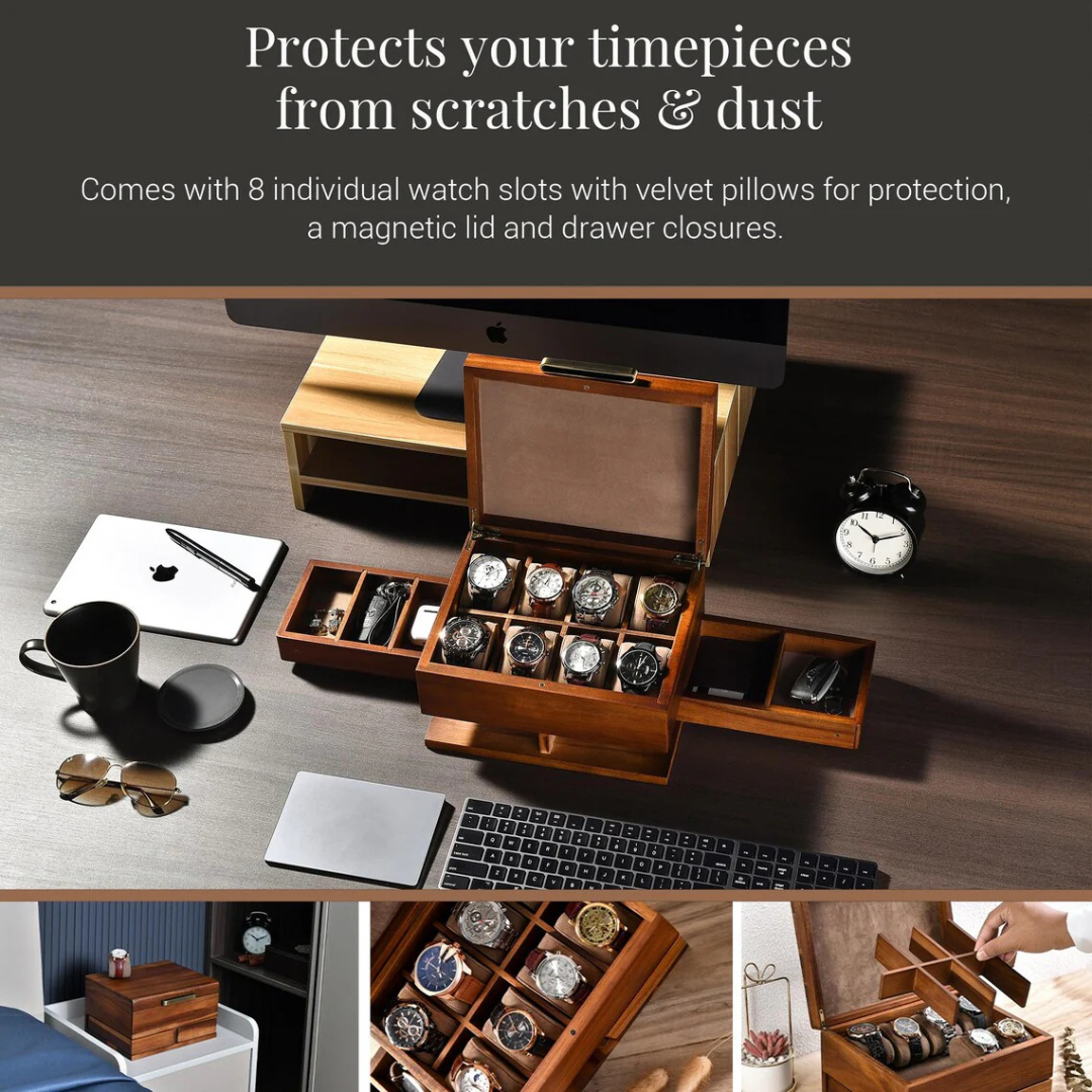 Watch Collector Gift Personalized Wooden