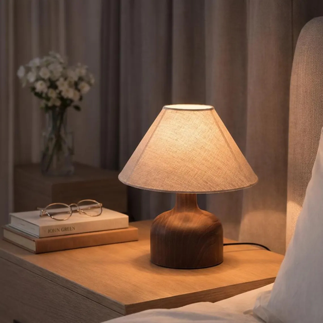 Wood Table Lamp