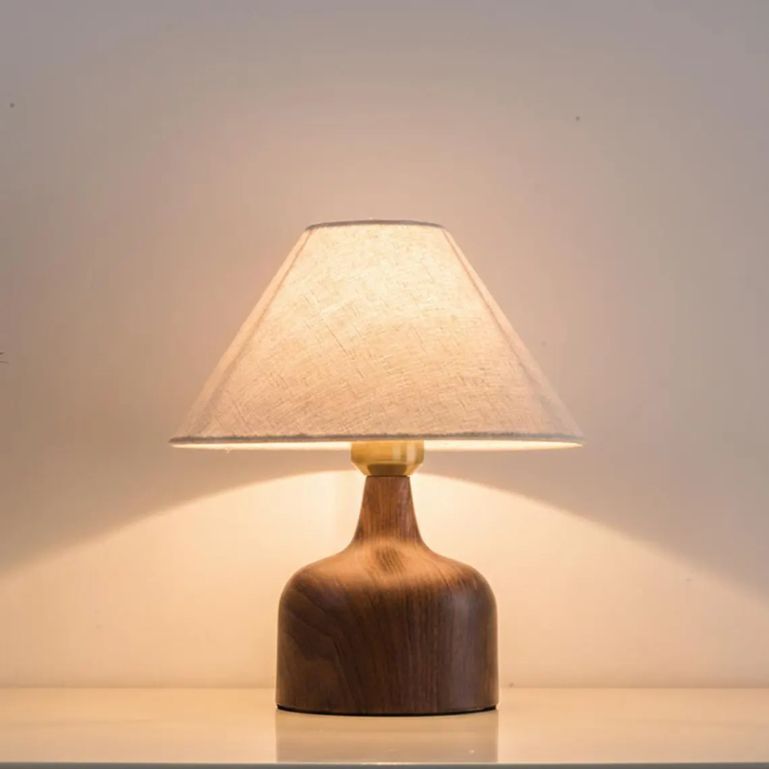 Wood Table Lamp