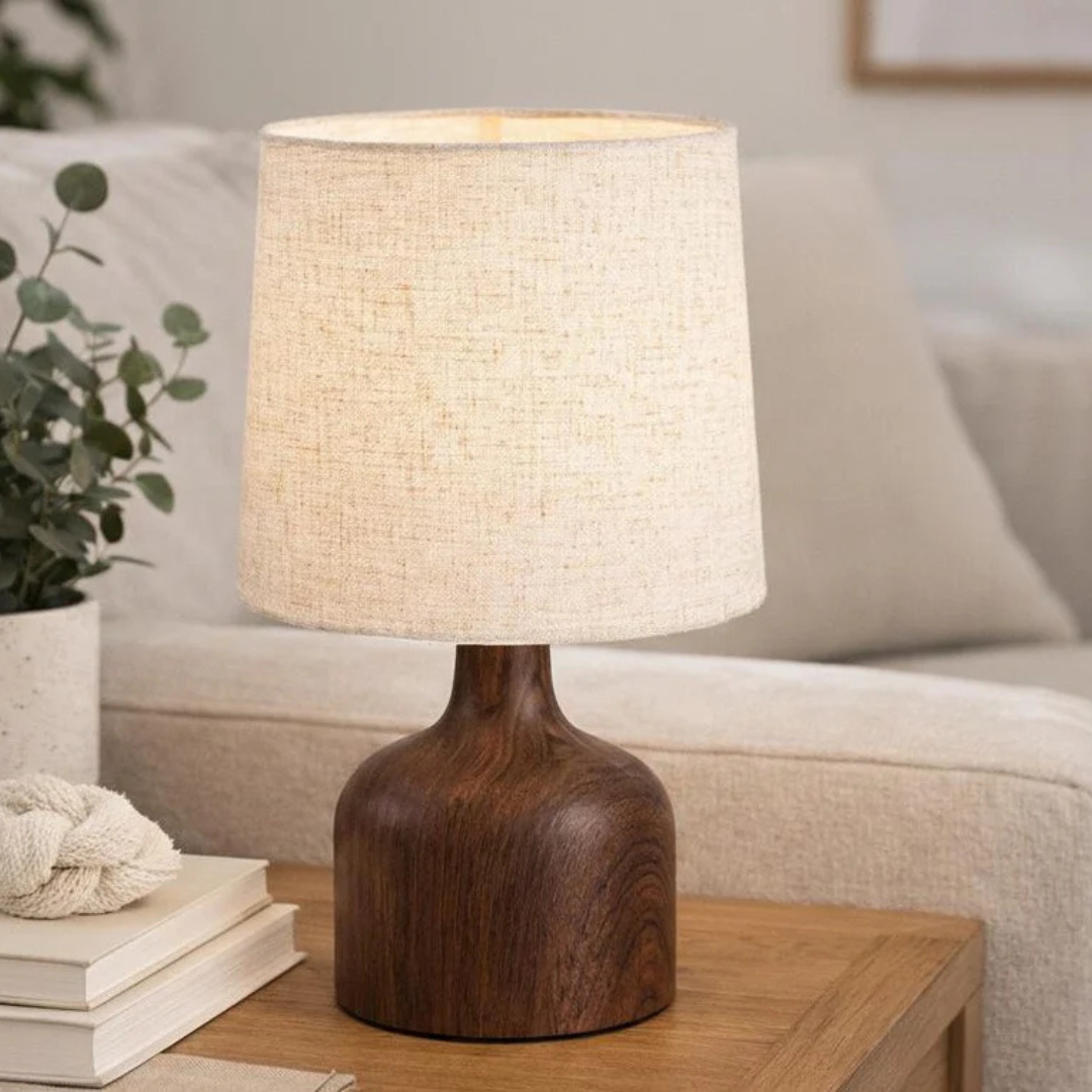 Nordic Wood Table Lamp