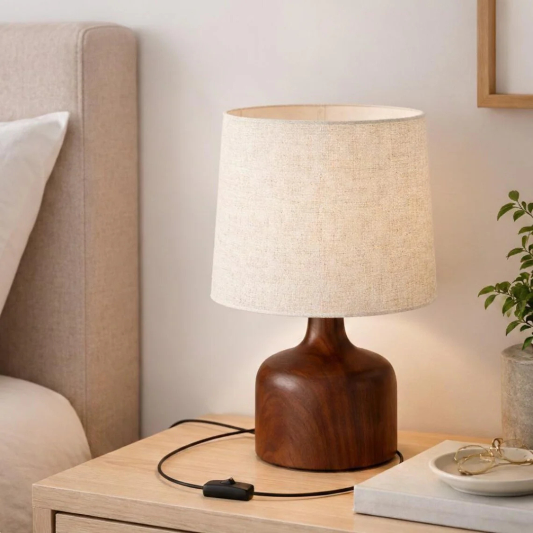 Nordic Wood Table Lamp
