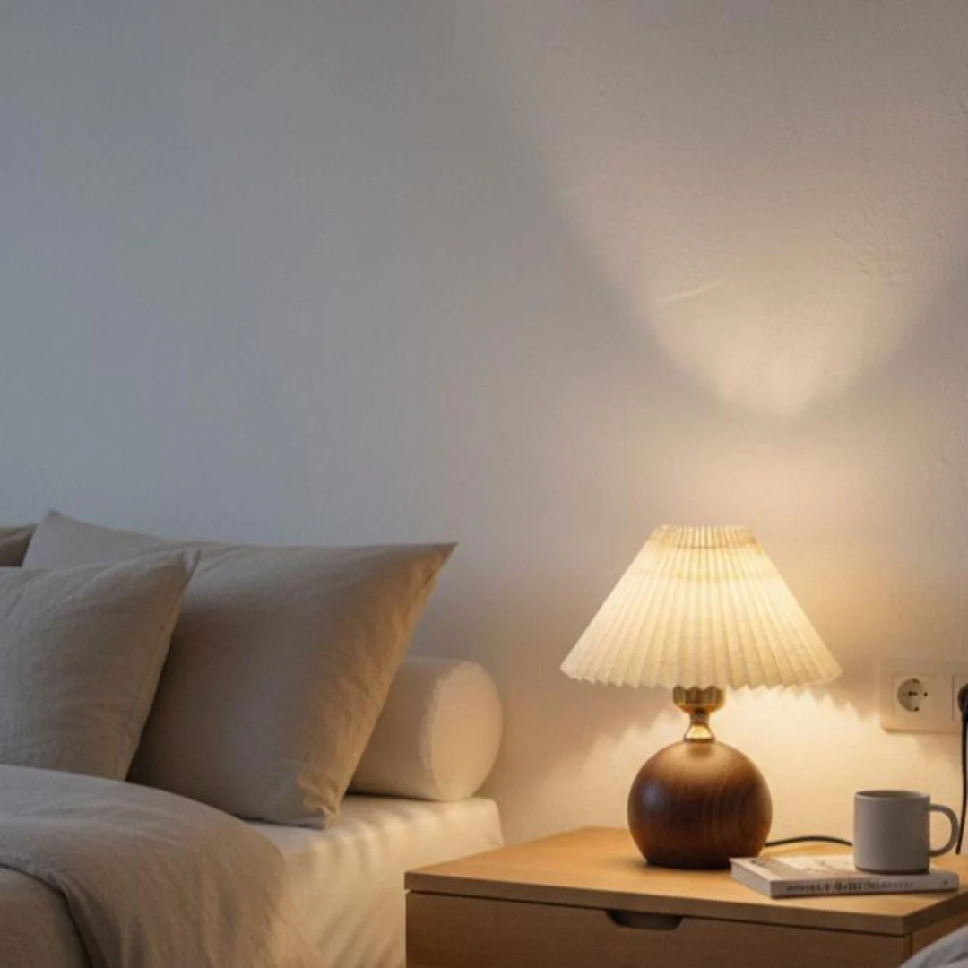 Pleated Table Lamp