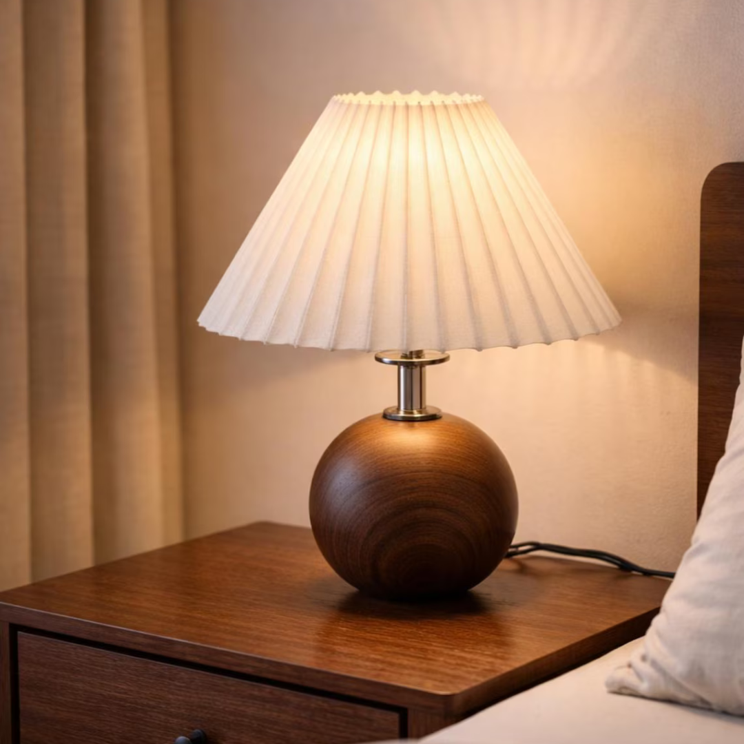 Pleated Table Lamp
