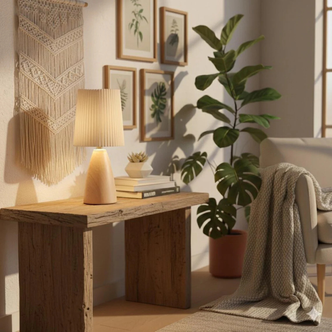 Wood Desk Lamp