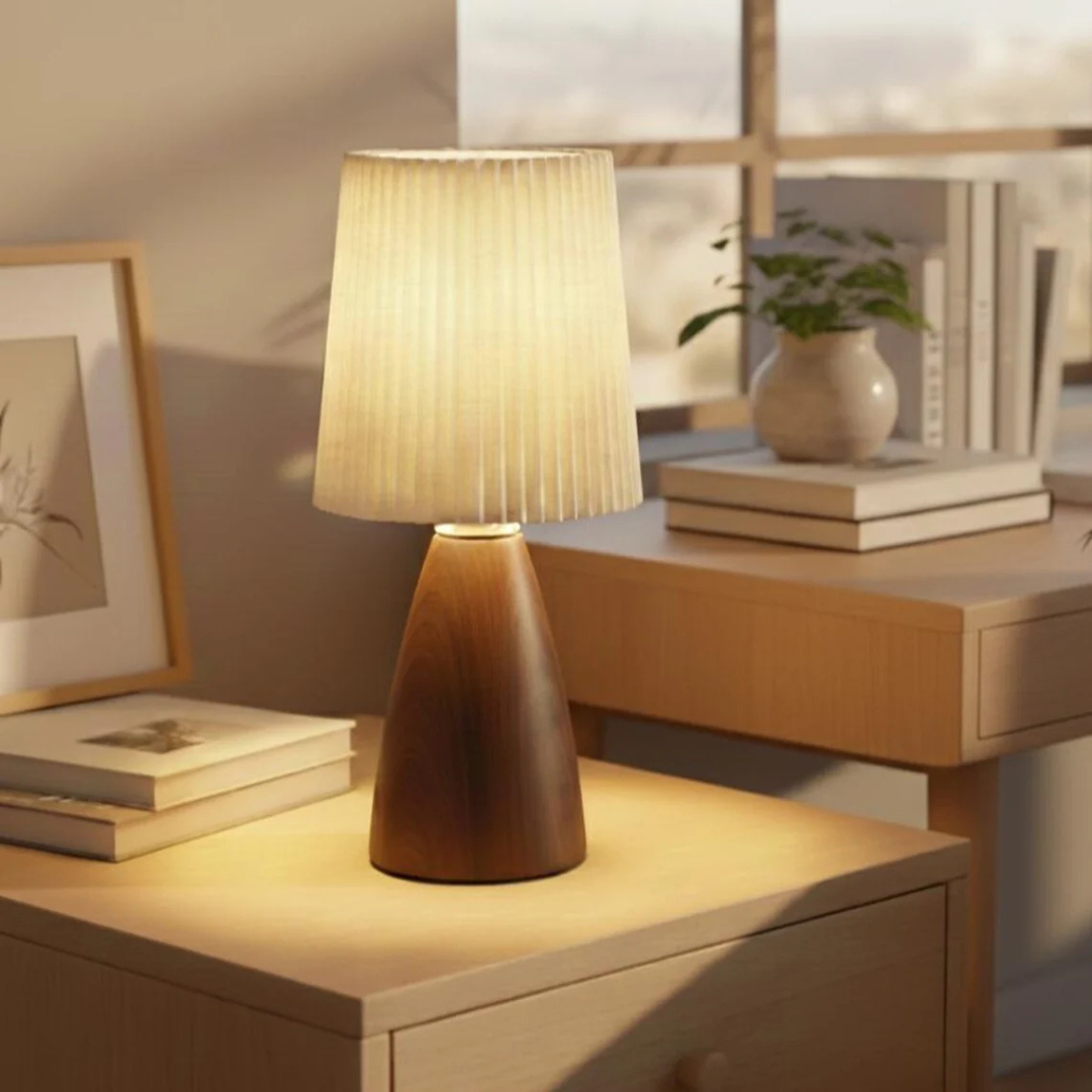 Wood Desk Lamp