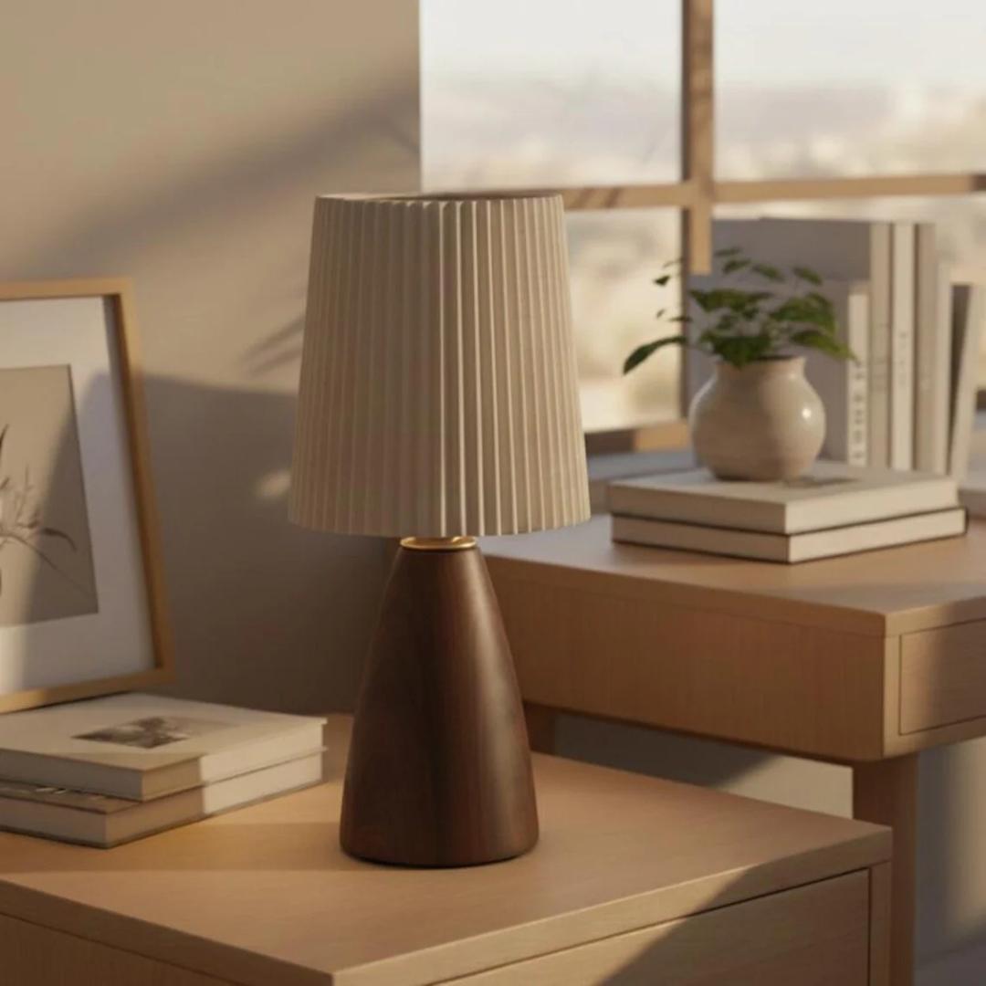 Wood Desk Lamp