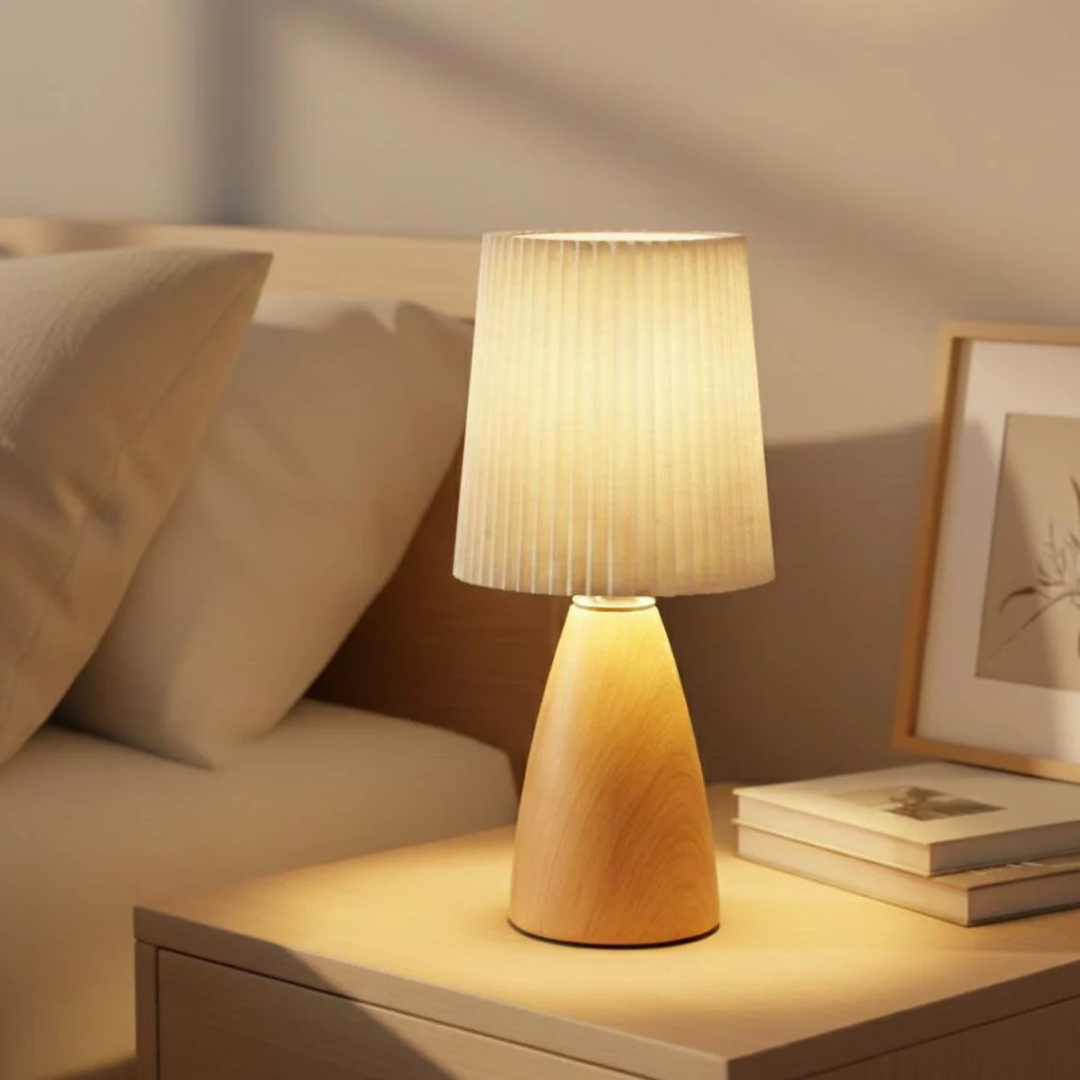 Wood Desk Lamp