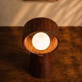 Wooden Ring Table Lamp