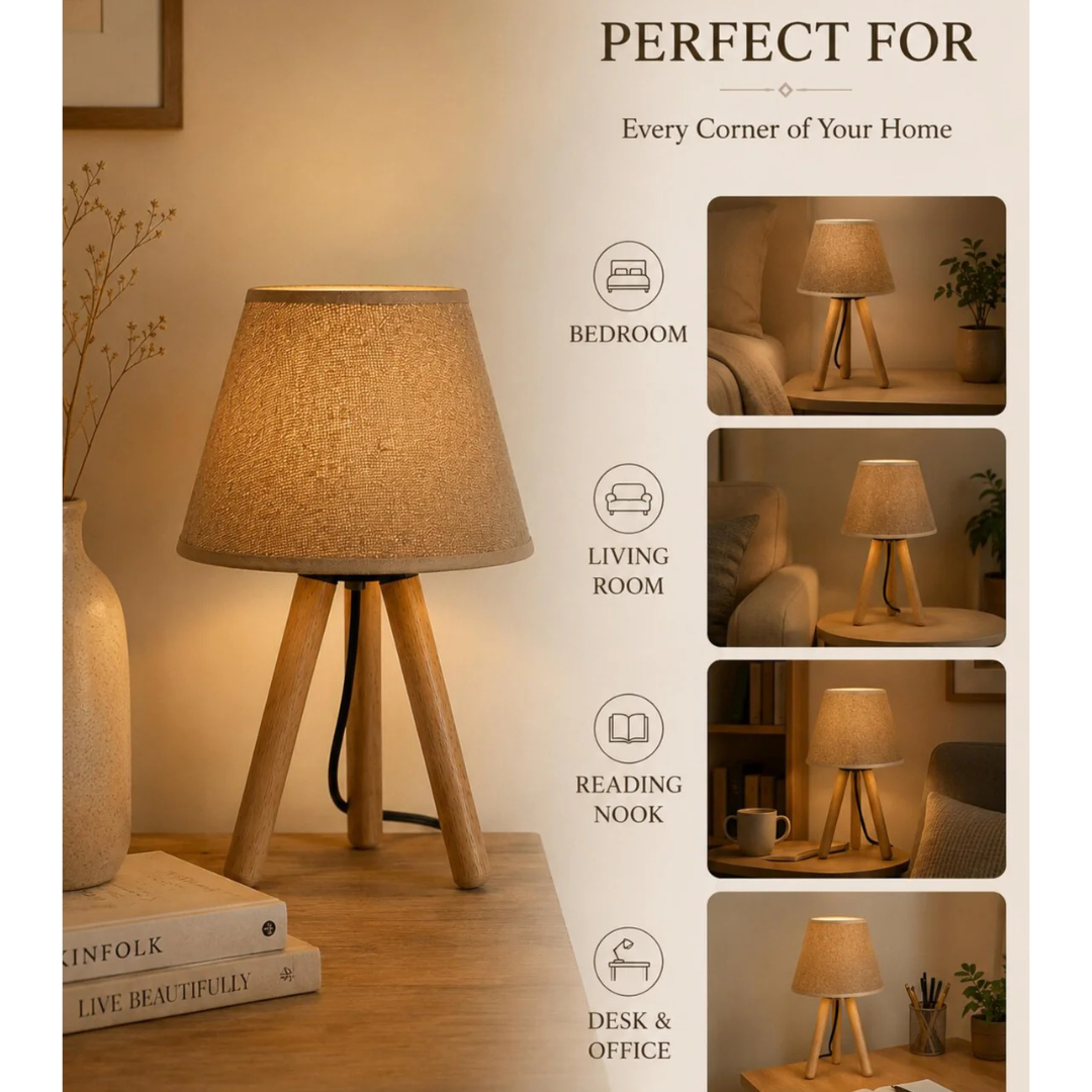 Japandi Table Lamp,