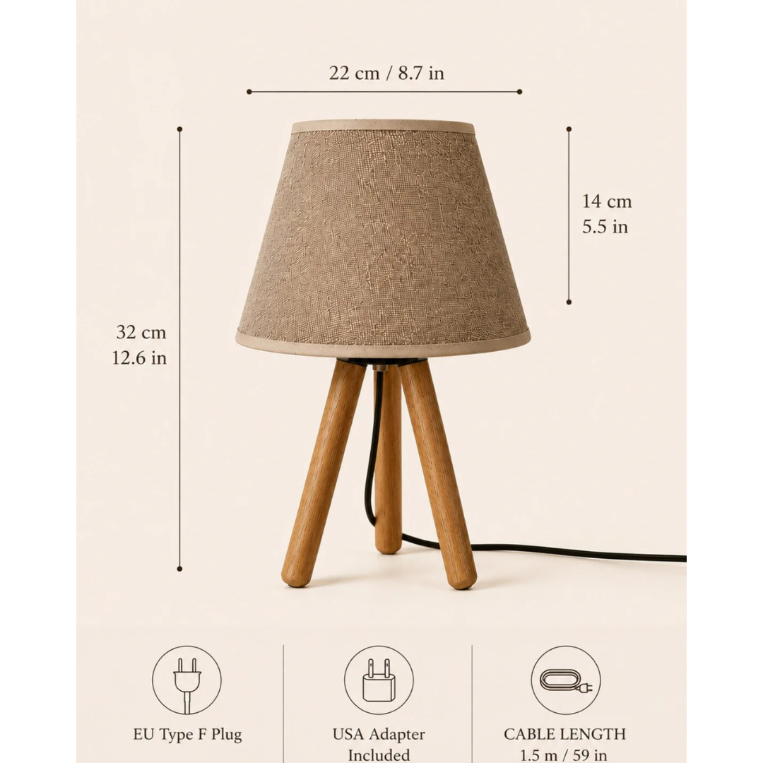 Japandi Table Lamp,