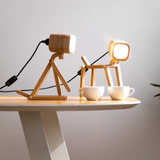 Wooden Desk Lamp