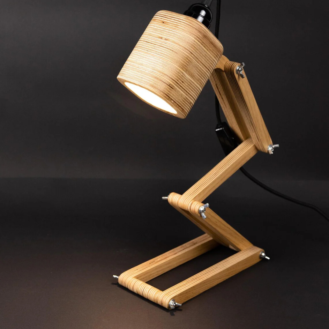 Wooden Desk Lamp
