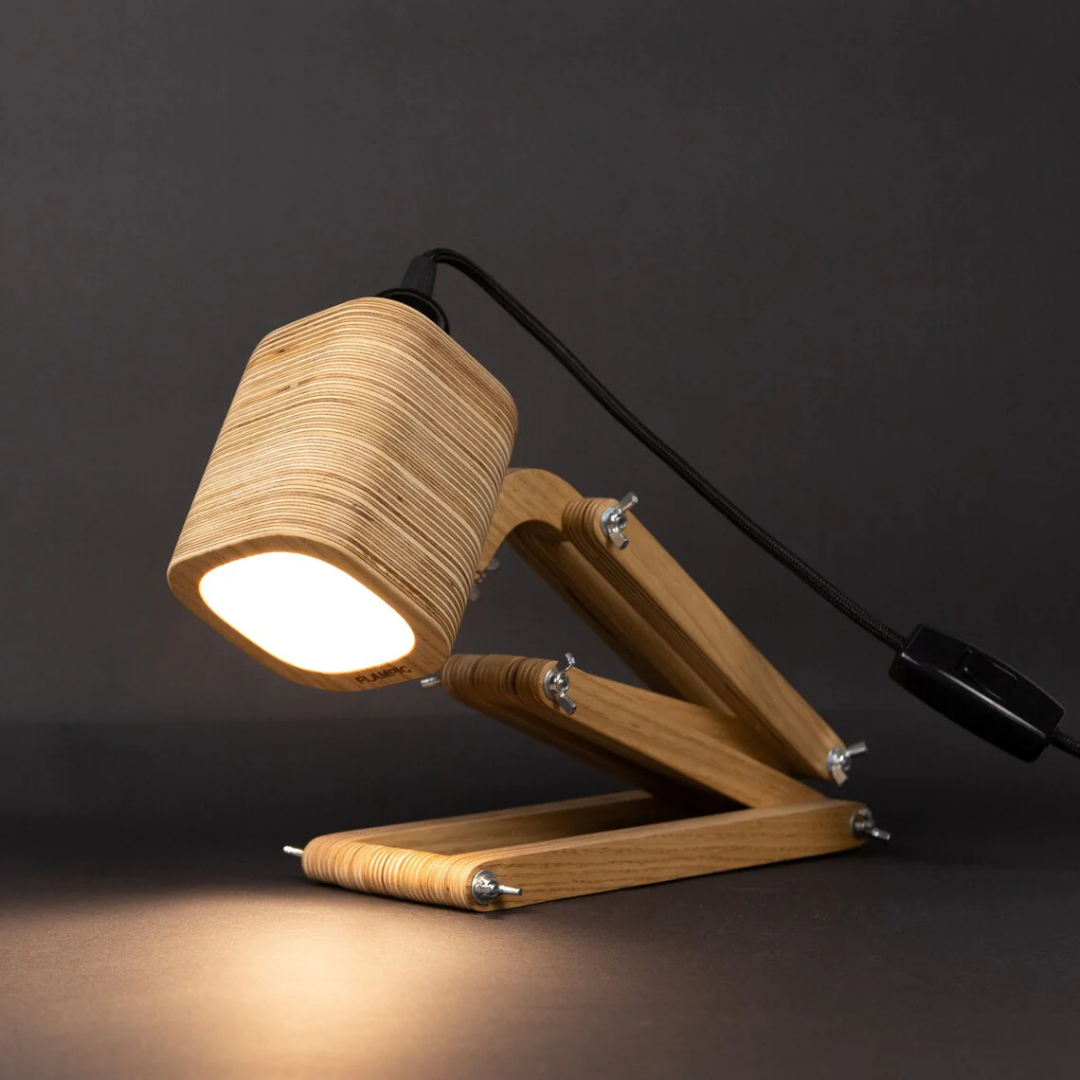 Wooden Desk Lamp