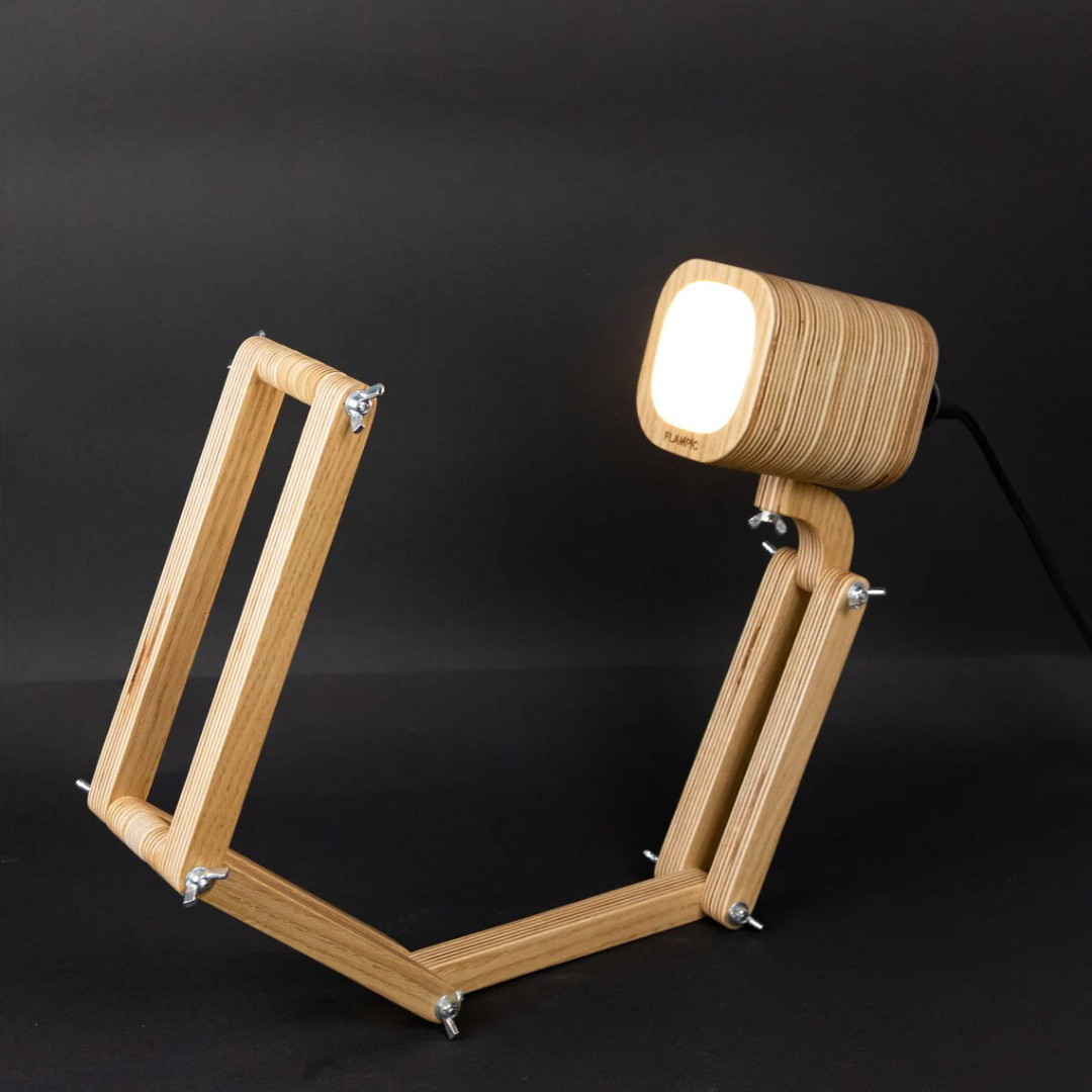 Wooden Desk Lamp