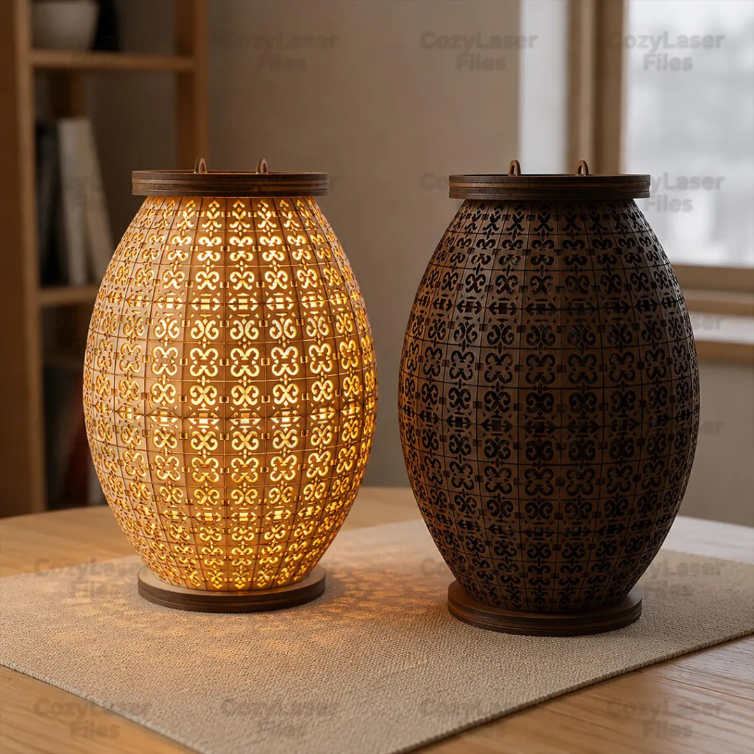Standing Wooden Floor Lamp