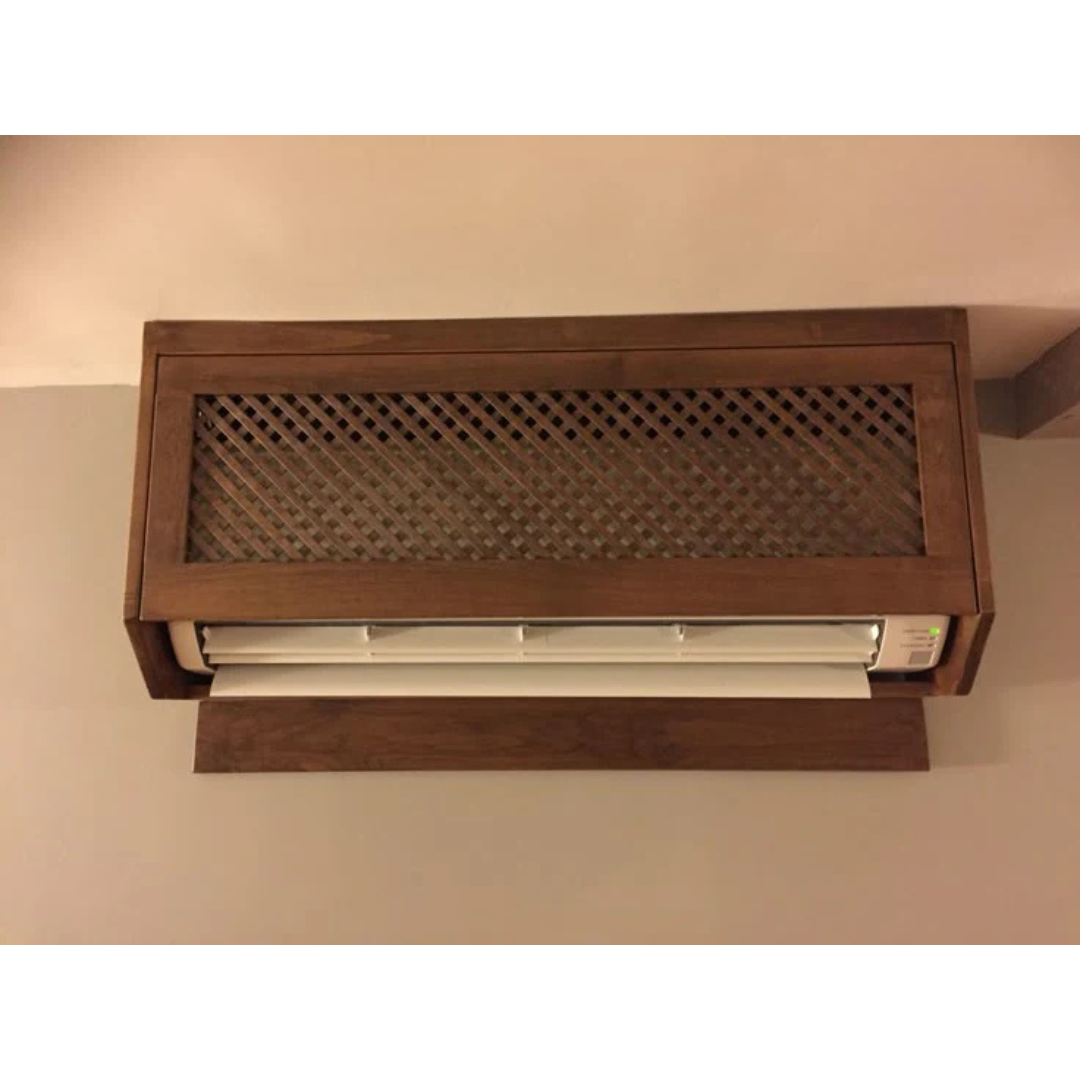 Curved Edge Radiator Cover with Ventilation Mesh