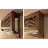 Curved Edge Radiator Cover with Ventilation Mesh