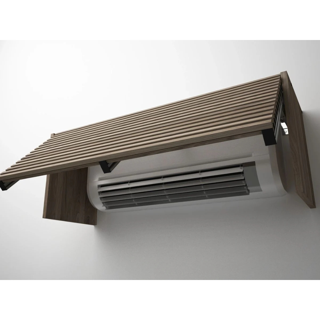 Curved Edge Radiator Cover with Ventilation Mesh