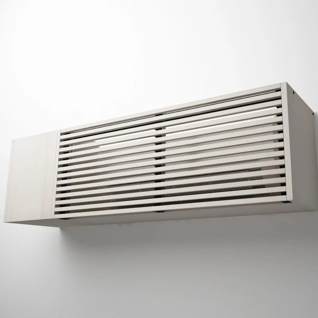 Curved Edge Radiator Cover with Ventilation Mesh