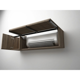 Curved Edge Radiator Cover with Ventilation Mesh