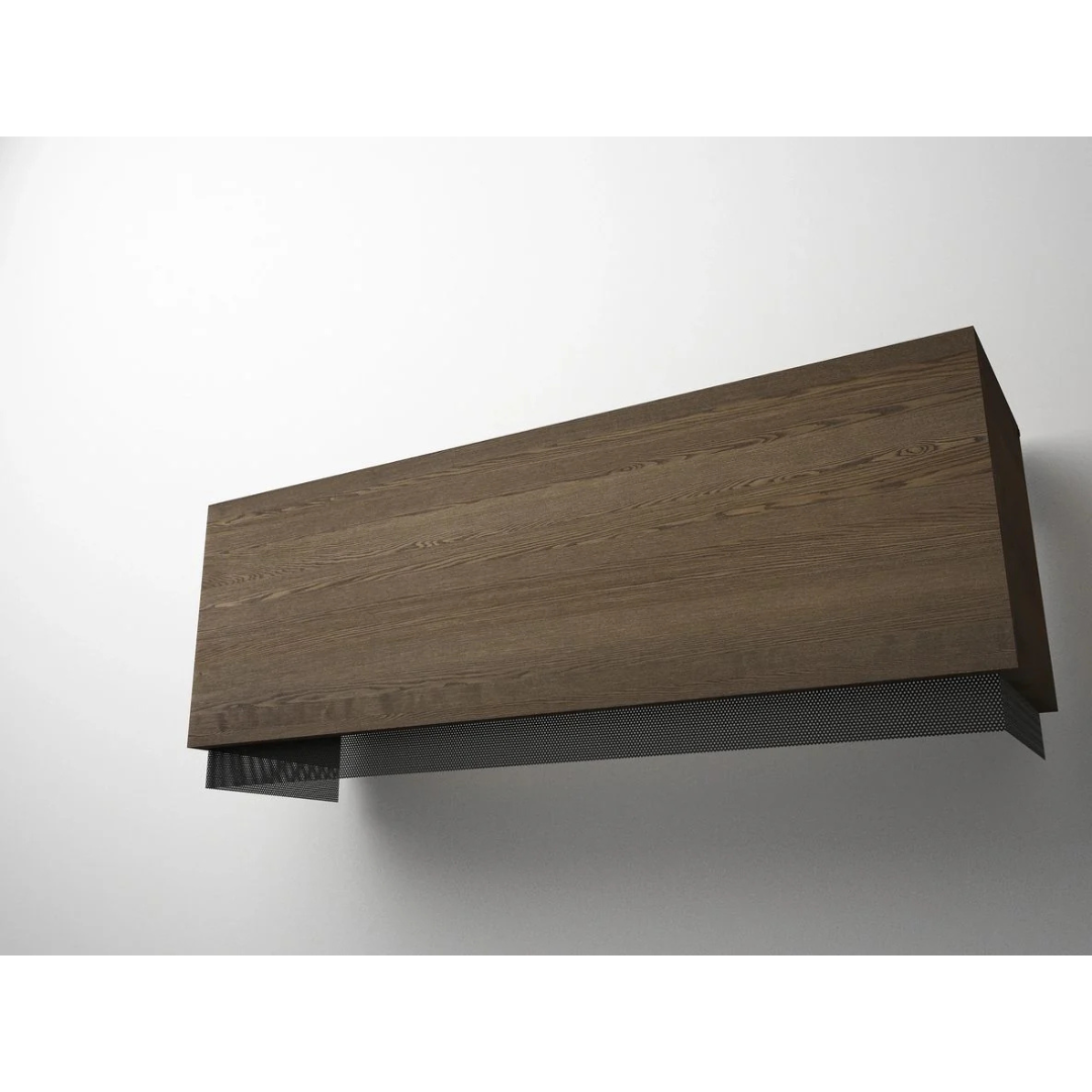 Minimalist Box Radiator Cover with Ventilation Mesh