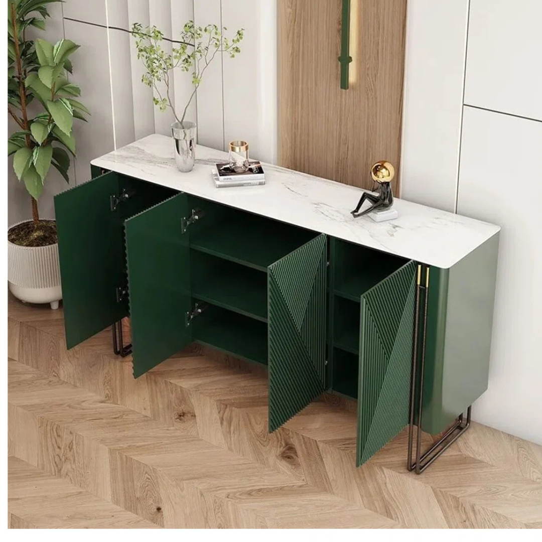 Italian style light luxury storage shoe cabinet