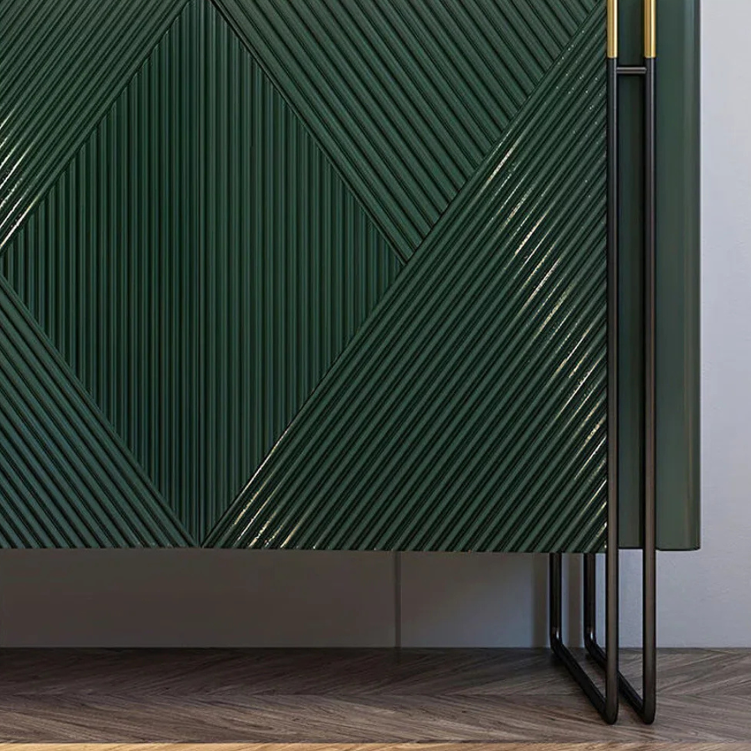 Italian style light luxury storage shoe cabinet