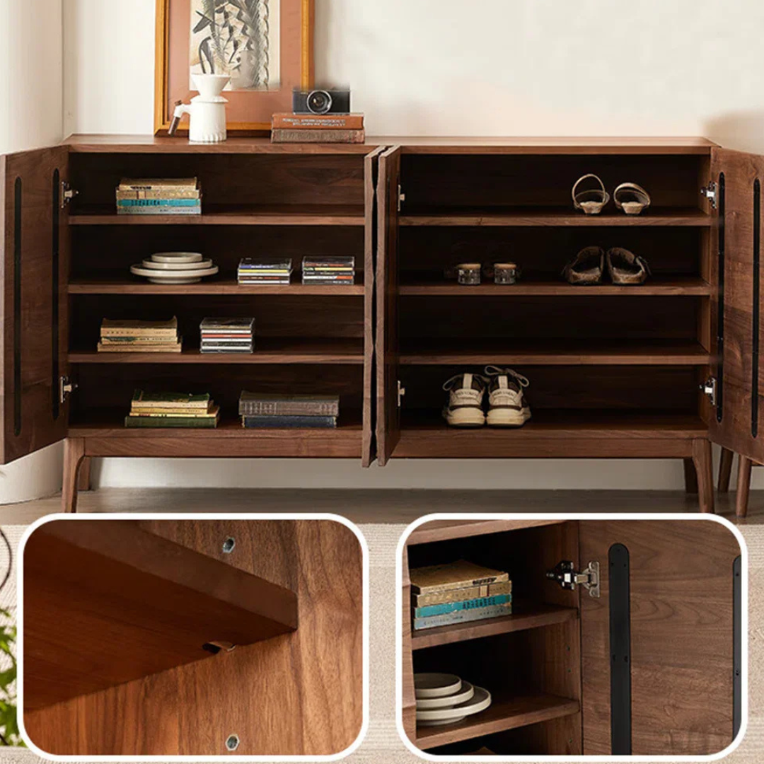 European style light luxury shoe cabinet
