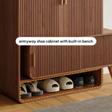 Ash Wood Veneer Shoe