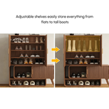 Ash Wood Veneer Shoe