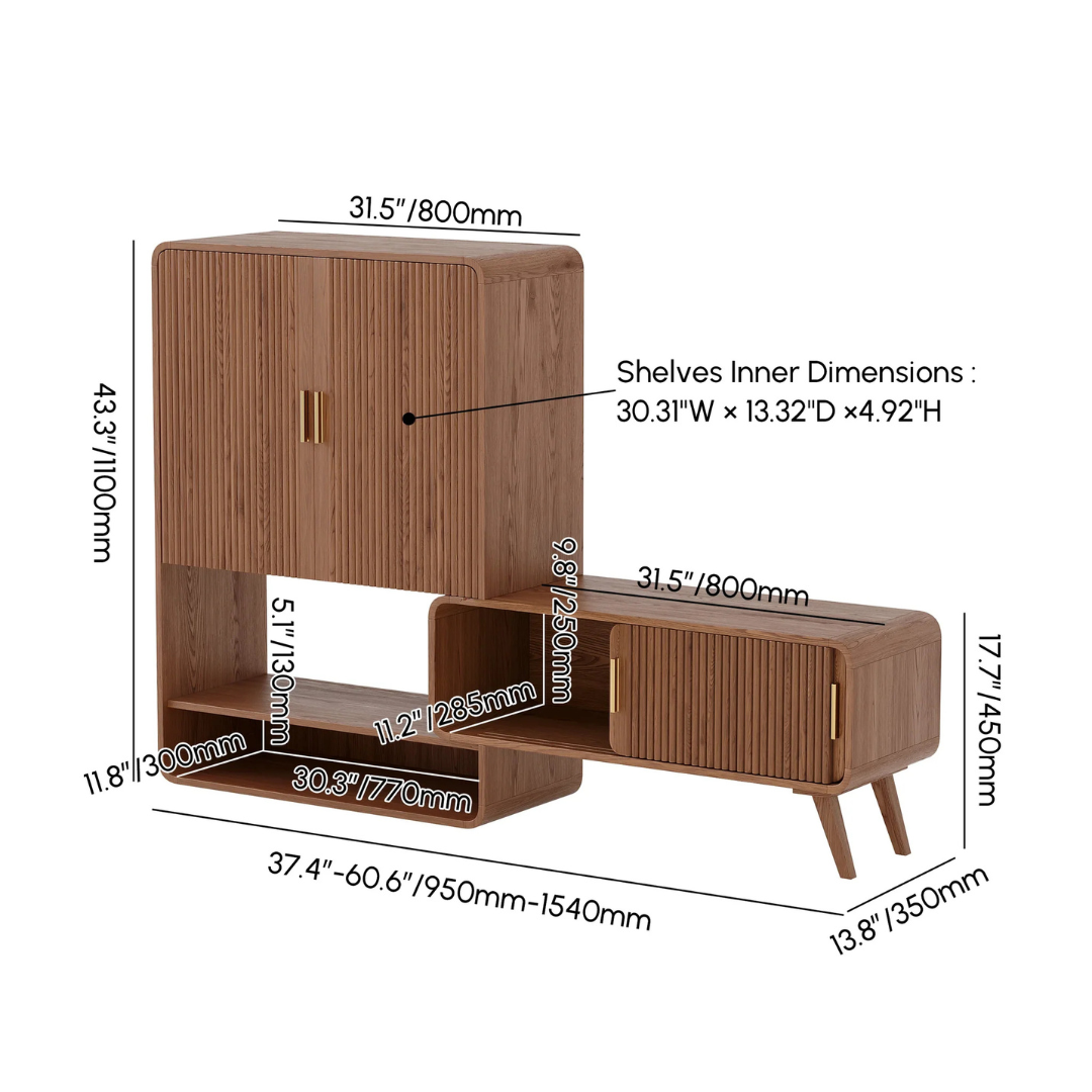 Ash Wood Veneer Shoe