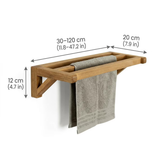 Solid Wood Towel Rack