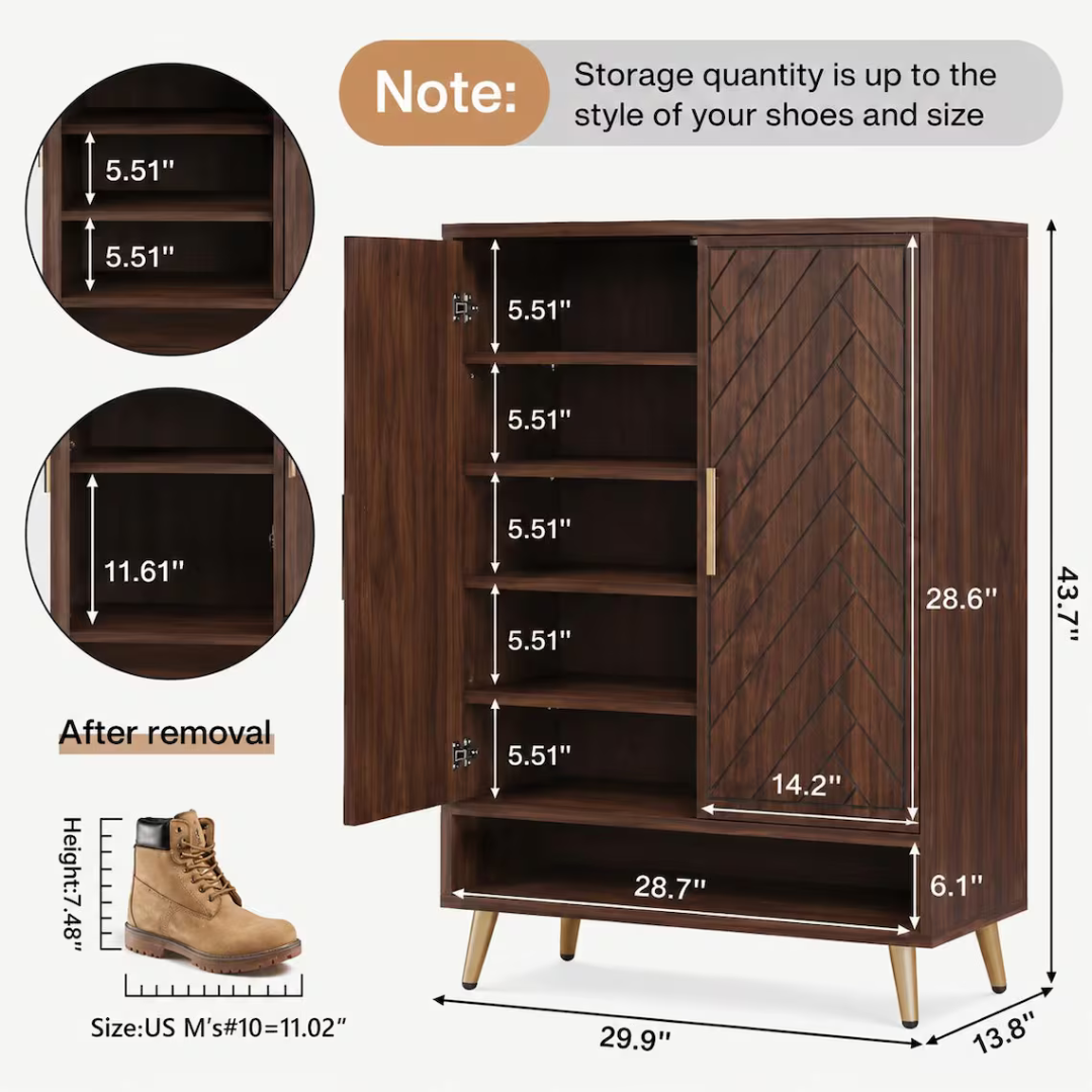 Wooden Shoe Storage